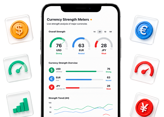 Understand Currency Momentum with HEDG's Strength Meter